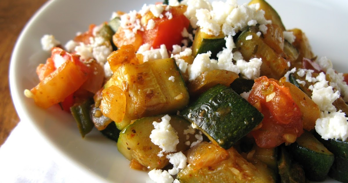 The BakeOff Flunkie Zucchini with Jalapeno, Tomato & Cotija Cheese