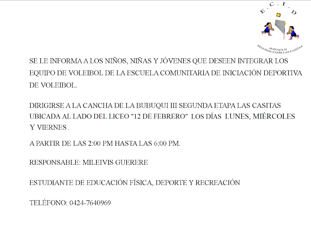 INICIACION DEPORTIVA VOLEIBOL iniciacion deportiva voleibol: