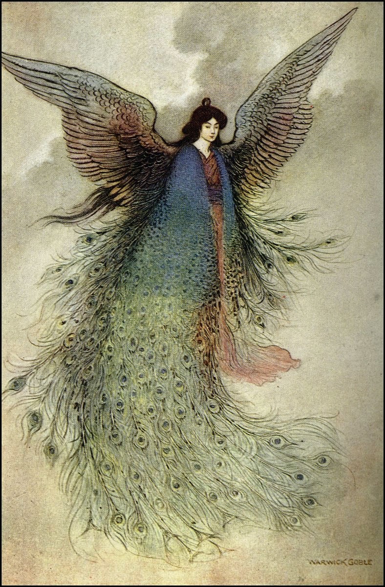 PEACOCK’S GARDEN: Warwick Goble - The Moon Maiden
