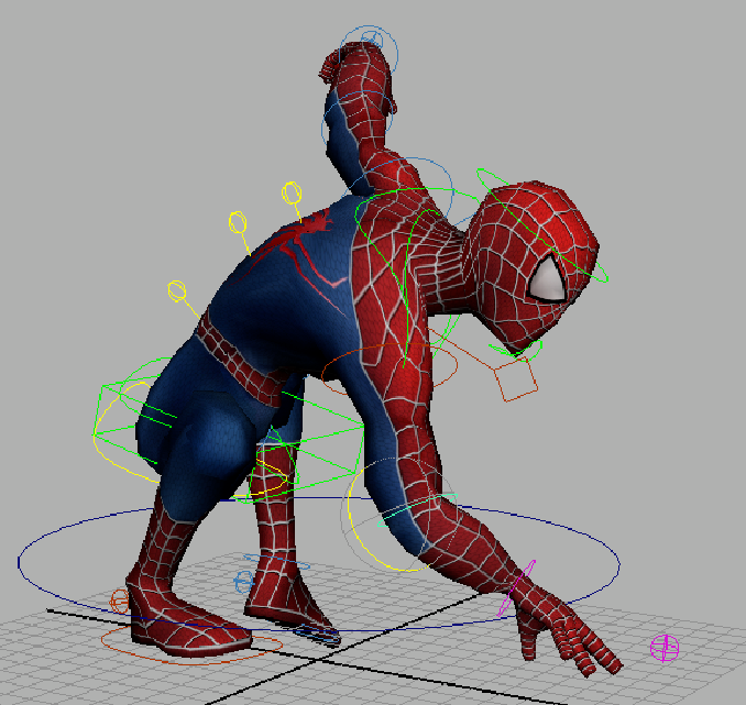 3DVA: SpiderMan poses exercise