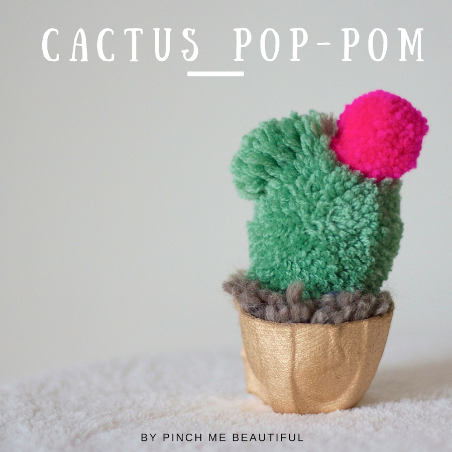 Fun With Pom Poms // Lets Make A Cactus...