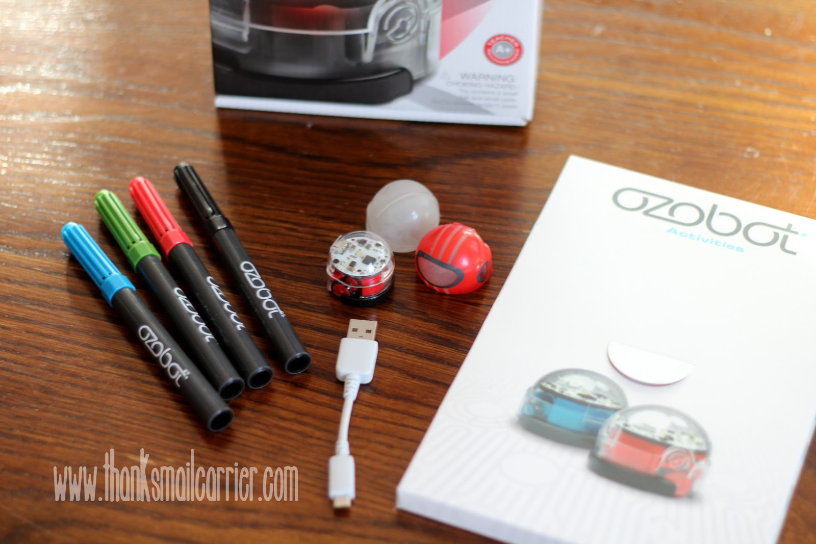 Ozobot Starter Pack contents