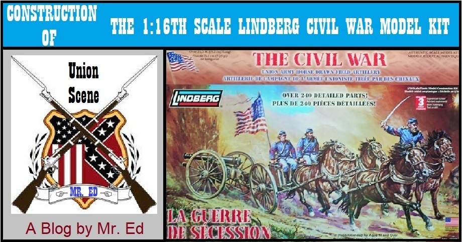 Lindberg Civil War Scale Model Kit Construction