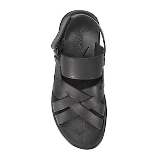 Sandália masculina de couro da Itapuã