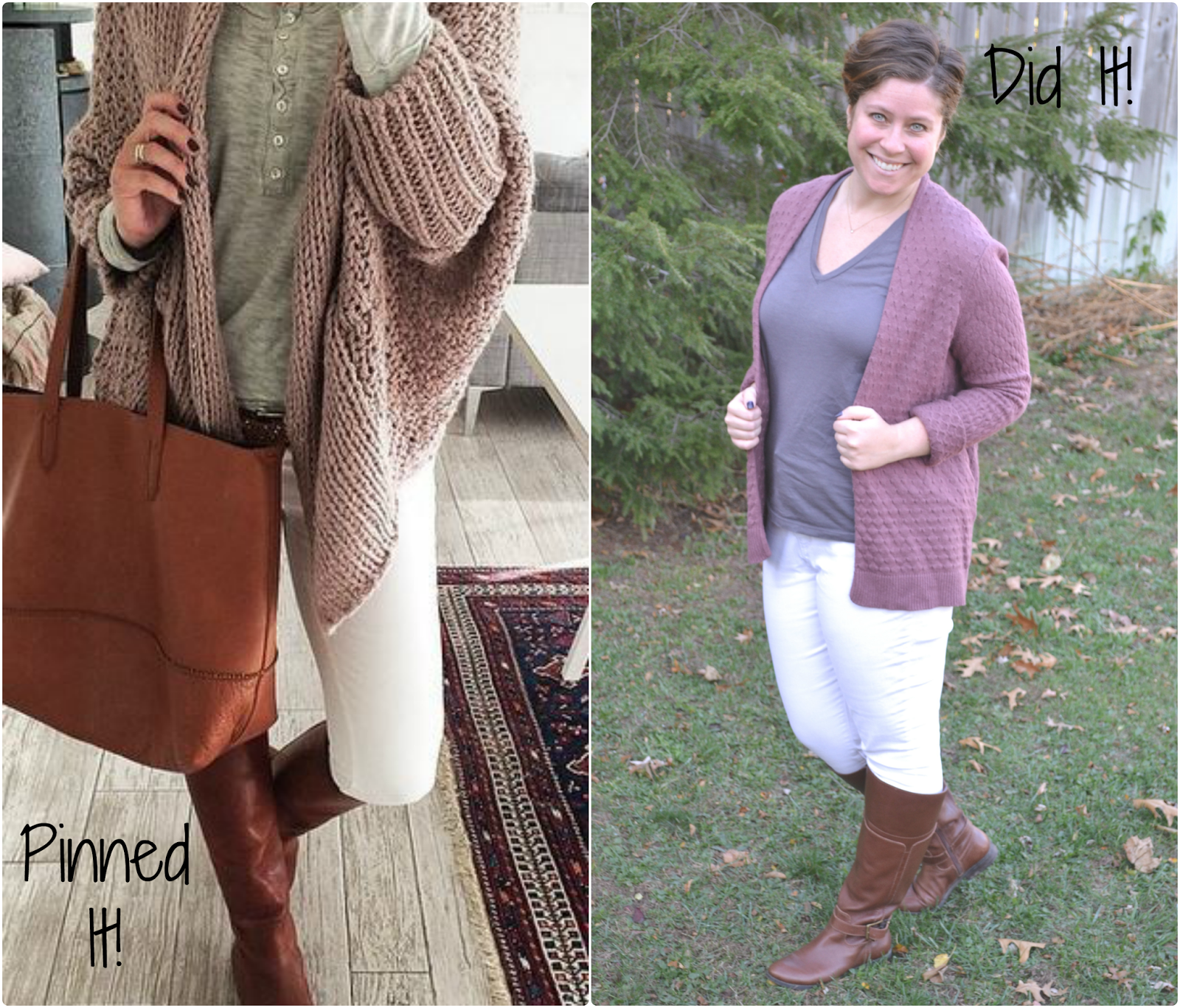 mauve sweater outfits