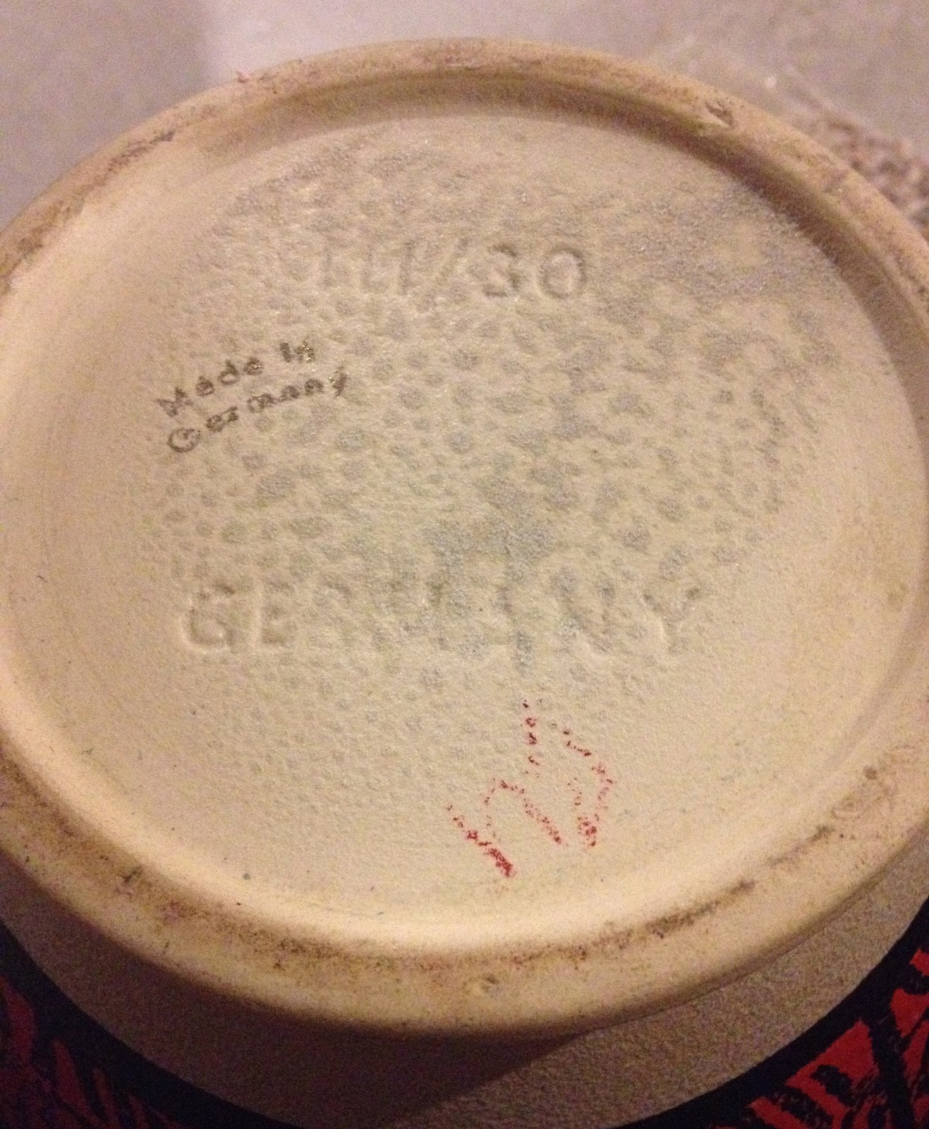 Time Capsule Mid Century German Pottery Vase