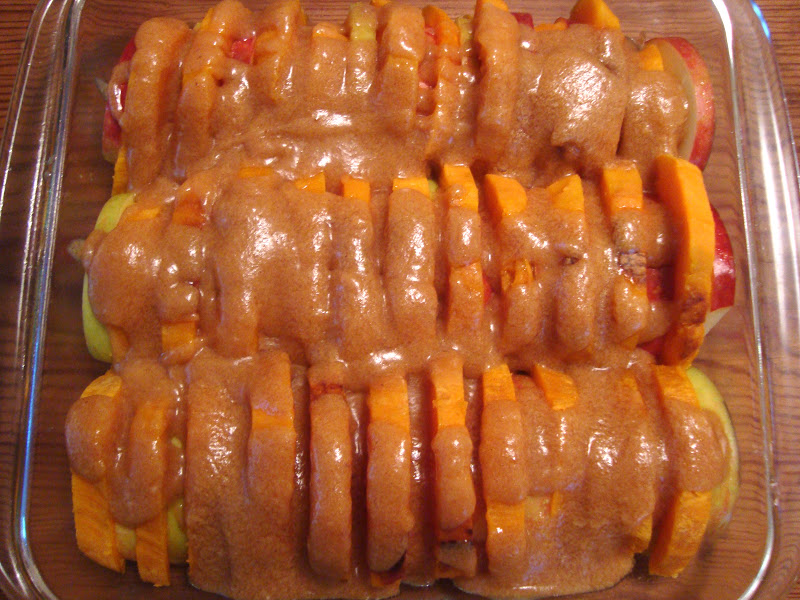 Headspace Roasted Sweet Potatoes and Apples with Honey Butter Glaze