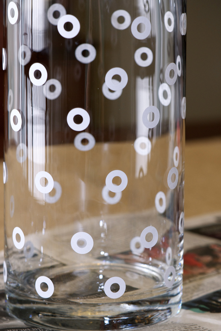 sweet tea and sparkles DIY Polka Dot Vase Inspired by Kate Spade