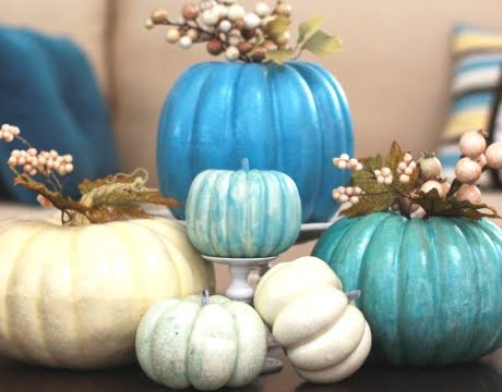 blue pumpkins