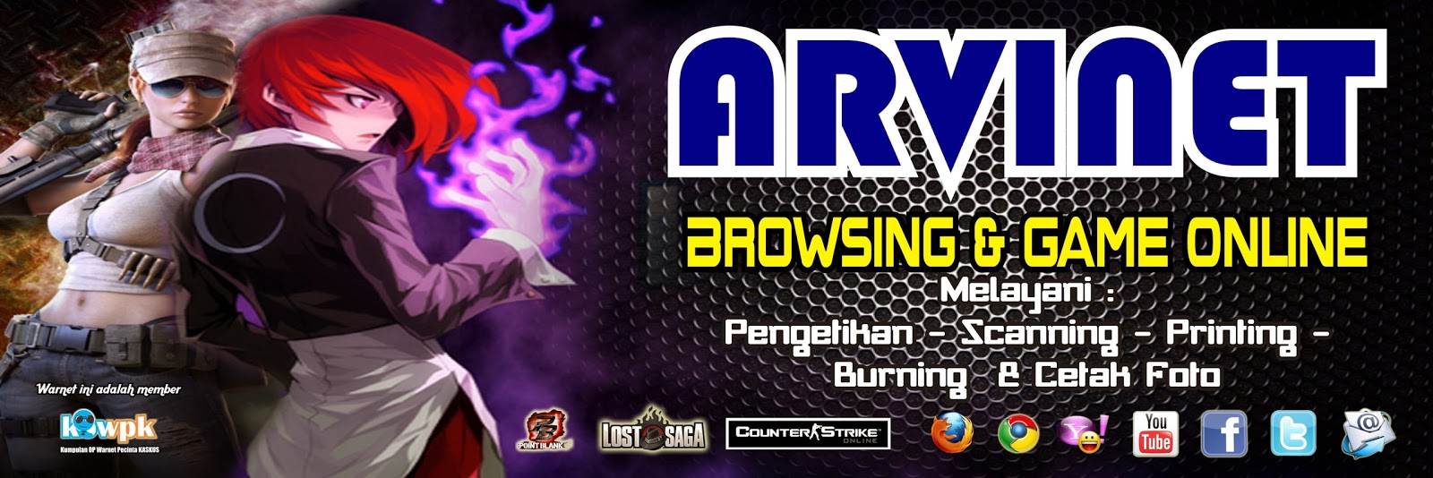 Contoh design Spanduk warnet Contoh design Spanduk warnet