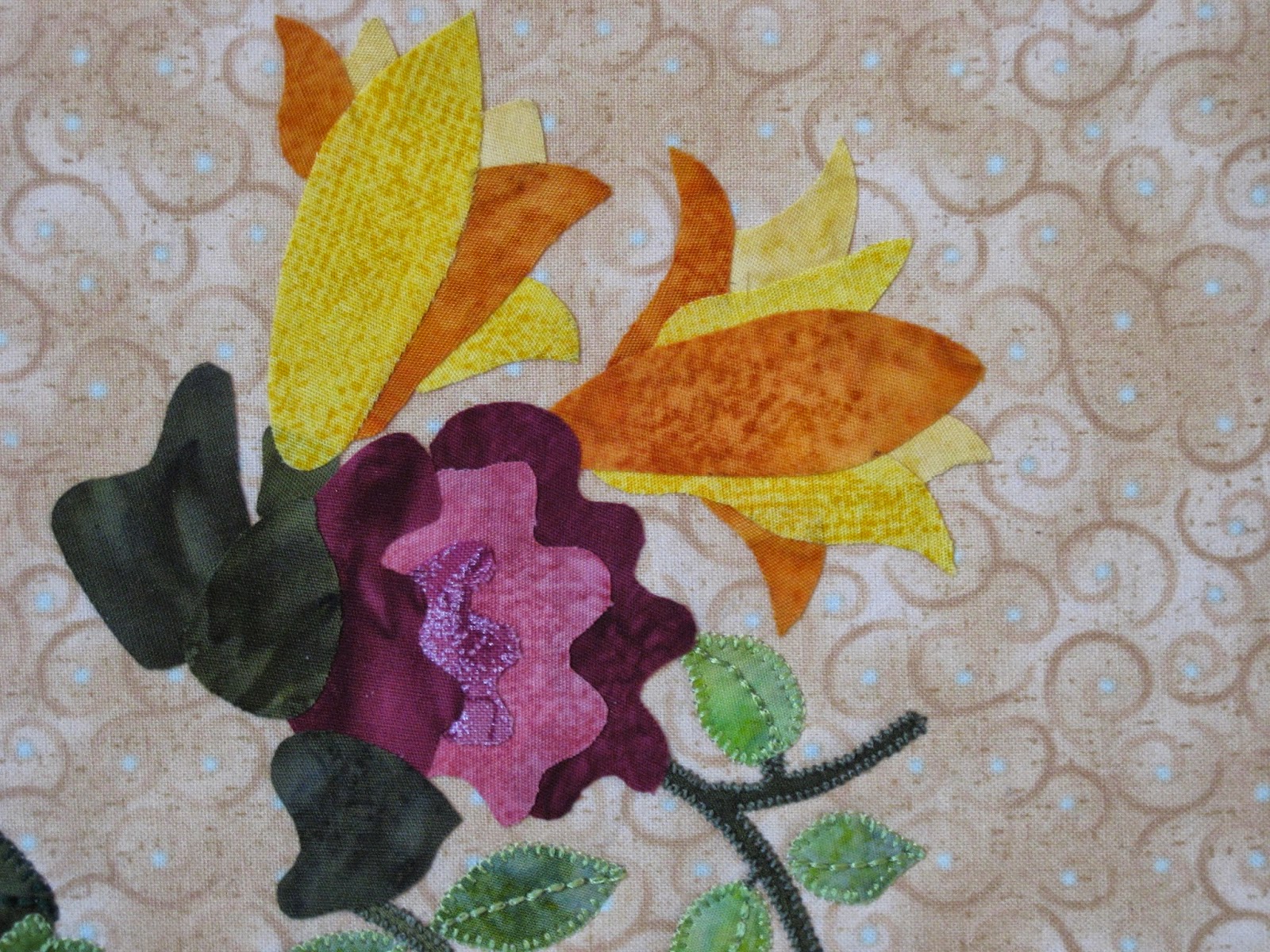 Jenny quilts WOW mainly Lily Rose, my start