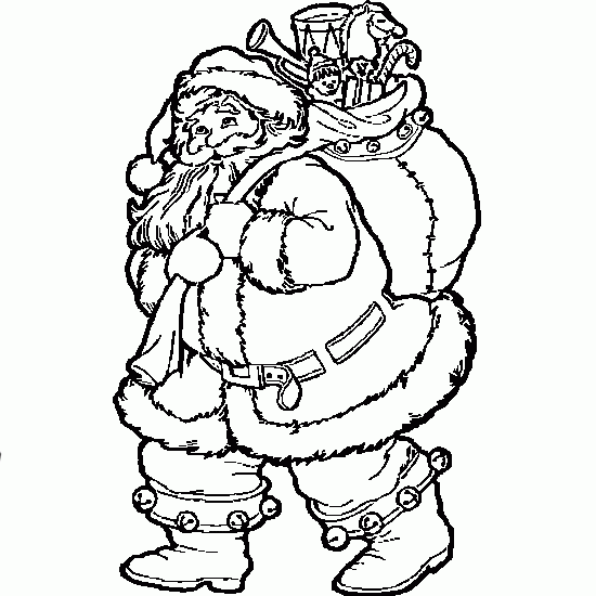 14 Picture of Coloring Pages Santa >> Disney Coloring Pages