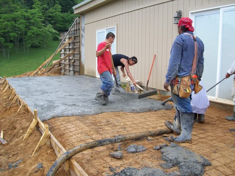 Mike and Lisa's World: Chapter 64...Pouring A Concrete ...