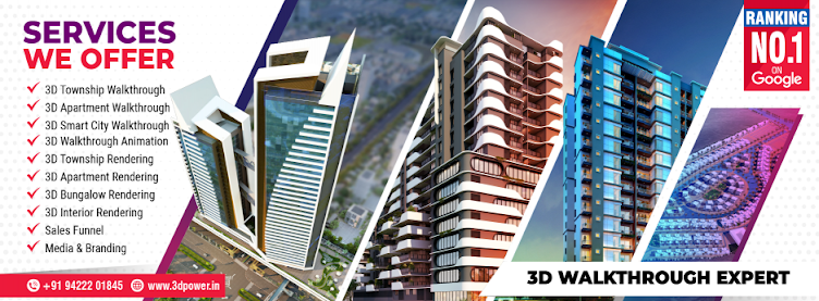 3d animation, 3d rendering, 3d walkthrough, 3d interior, cut section, 3D Walkthrough in india