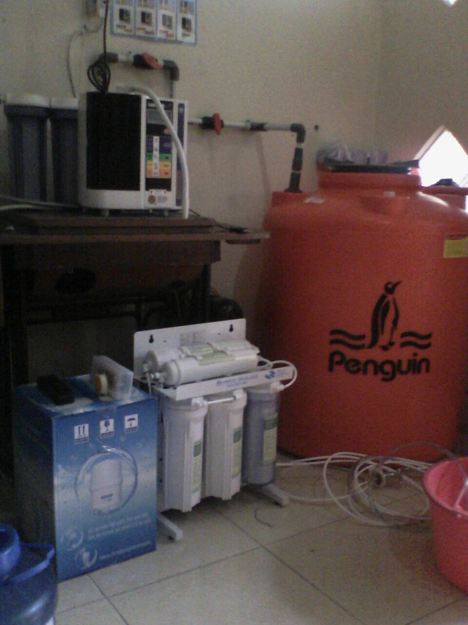 Pemasangan Mesin Reverse Osmosis (RO) dan Kangen Water