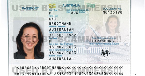 fake australian passport number generator