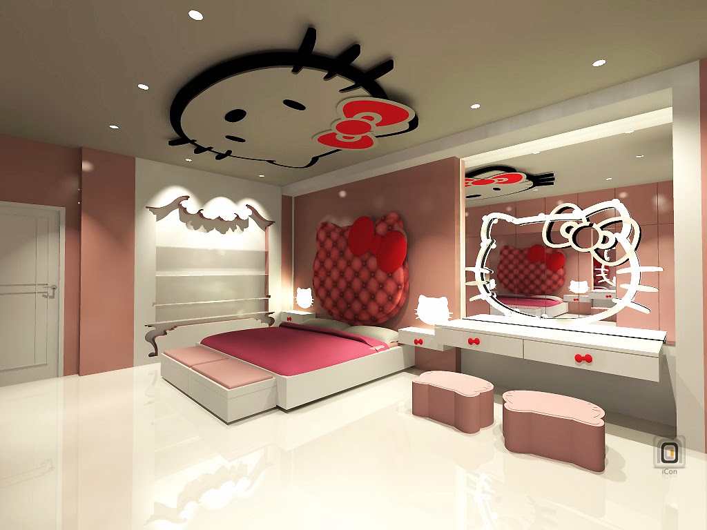 20 Desain Kamar Tidur Bernuansa Hello Kitty Berbagi Sejuta Info