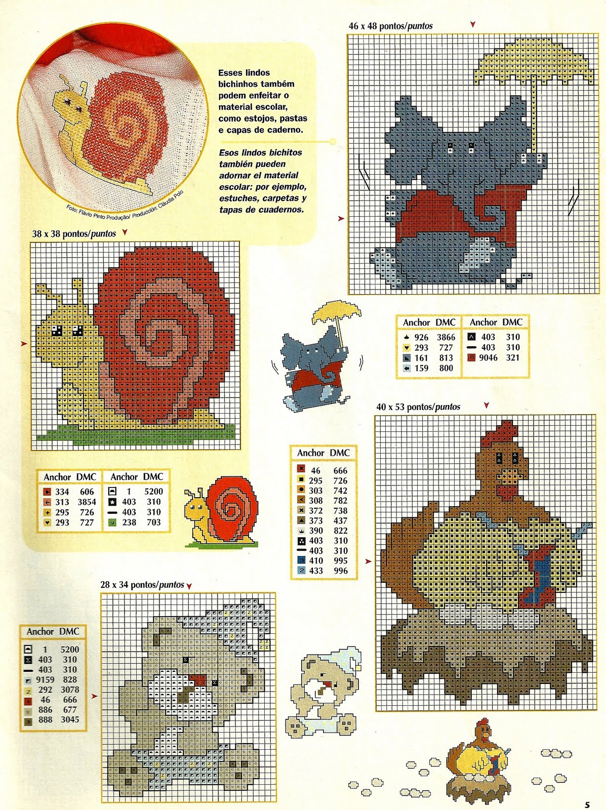 Bichinhos Em Ponto Cruz Para Bebe ♥Meus Gráficos De Ponto Cruz♥: Bichinhos em Ponto Cruz para a Crianças