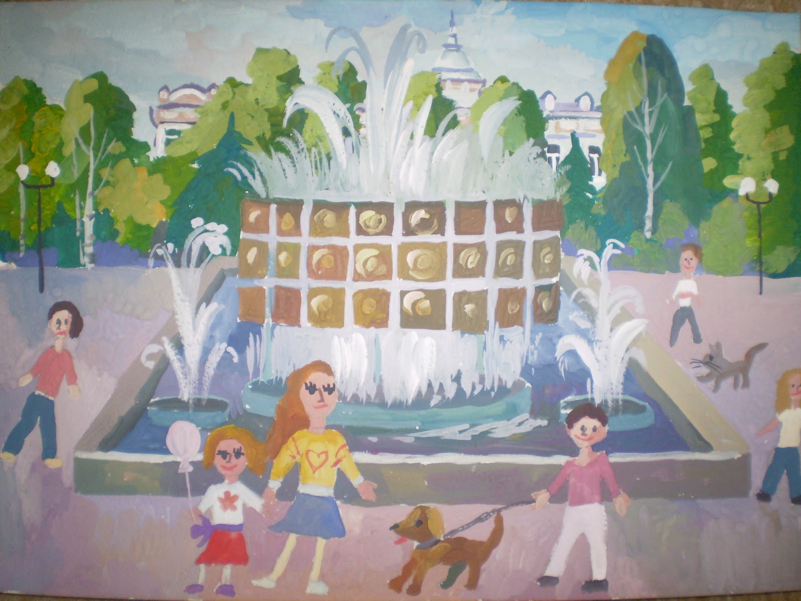 Мой любимый город Пенза рисунок