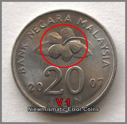 Malaysia 2007 20 Cents 