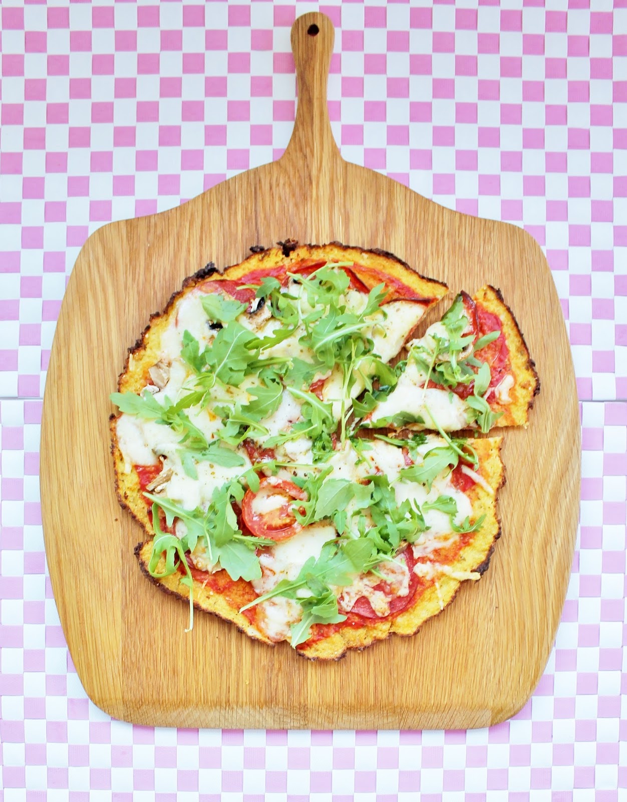 Delicious & Gluten Free Gluten Free Cauliflower Pizza Base