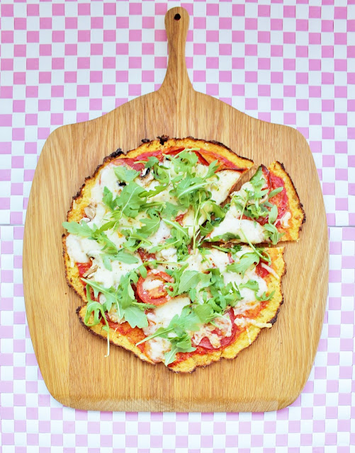Delicious & Gluten Free Gluten Free Cauliflower Pizza Base