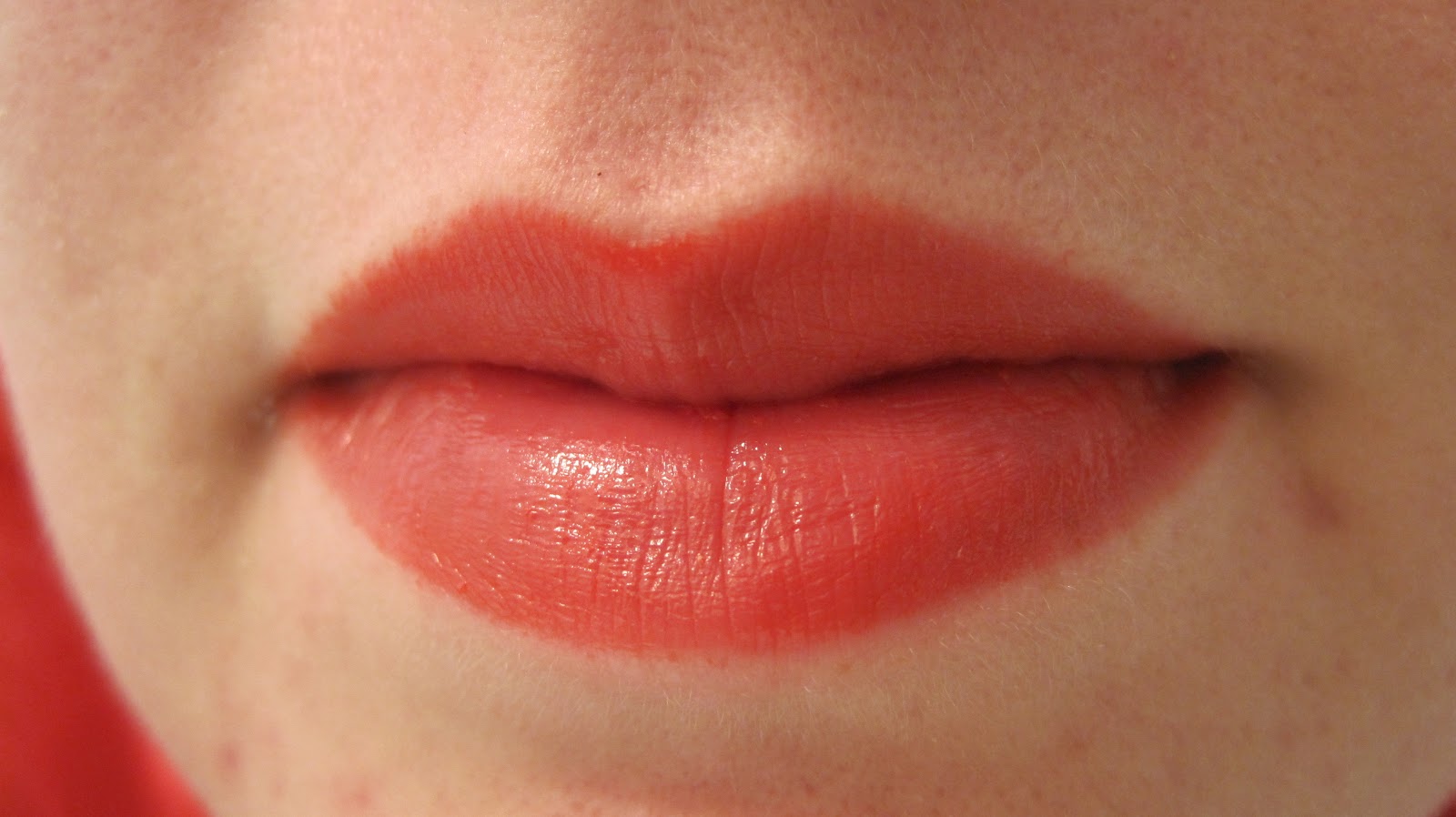 Orange Lipstick Candy Apple lips with Revlon Colorburst Lip Butter!