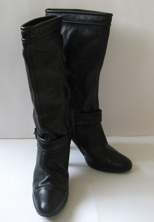 tall black boots size 11