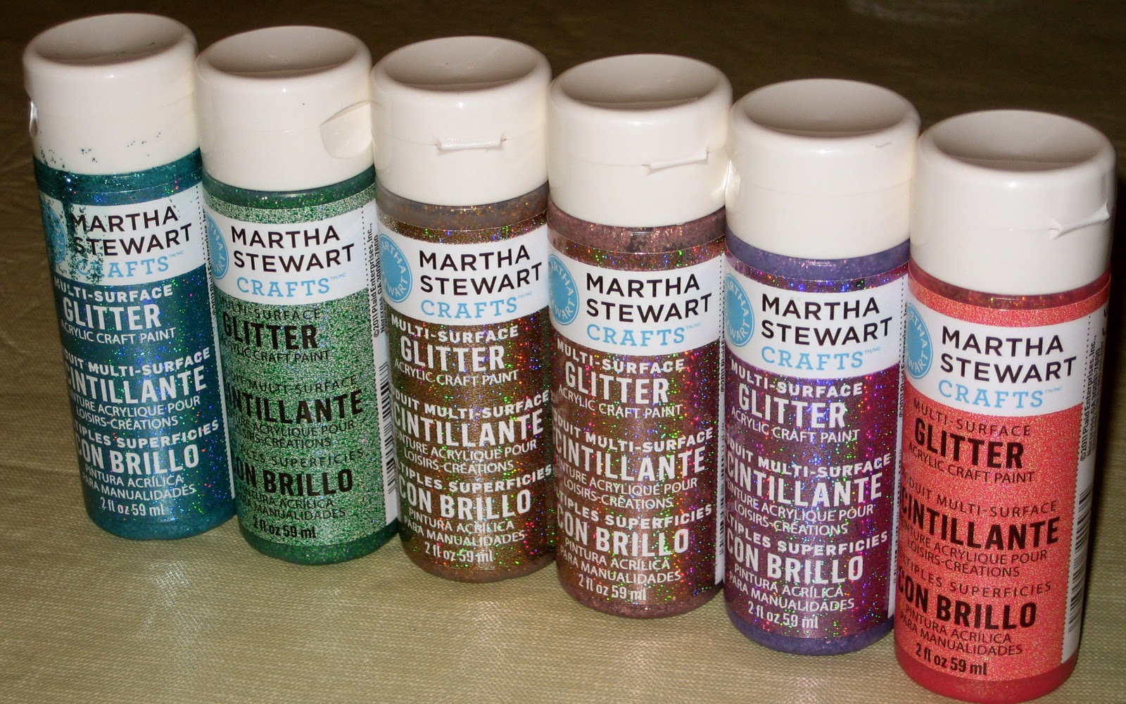 martha stewart glitter paint!