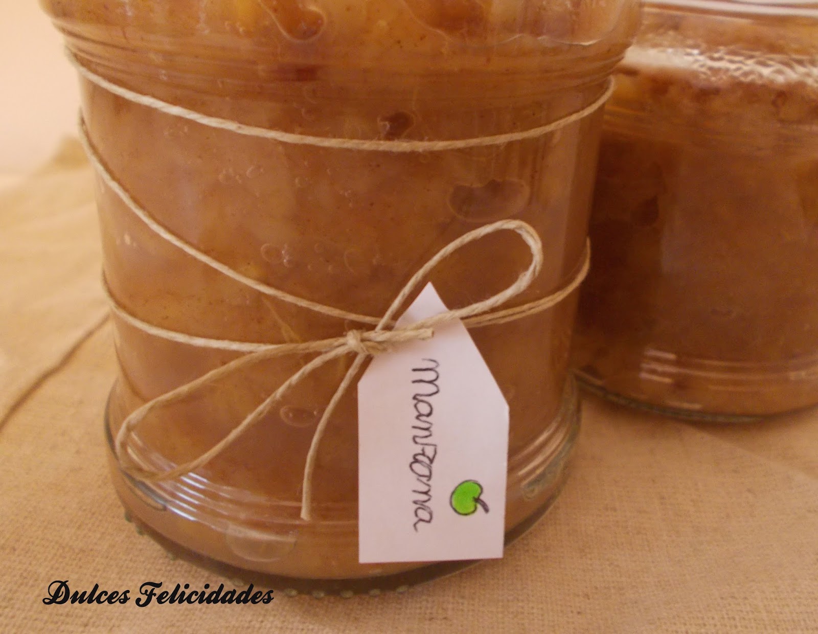 Mermelada de manzana sin azúcar - Dulces Felicidades