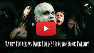 Watch Harry Potter parody of Uptown funk featuring Dark lord's funk in a dance battle between the good and evil via geniushowto.blogspot.com amazing music parody videos