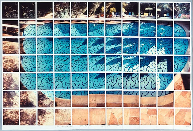 Sun on the Pool, David Hockney  (1982)