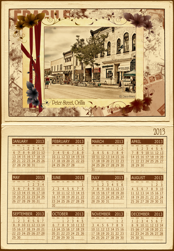 Calendar Vintage Travel : Orillia travel calendars Calendar Vintage Travel : Orillia travel calendars