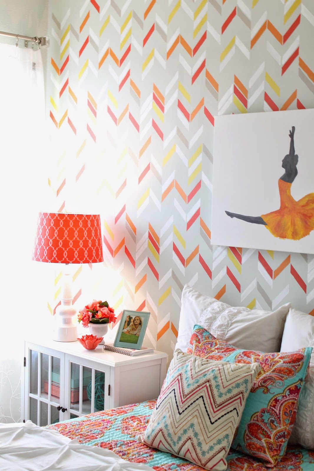 The ragged wren Stenciled Walls