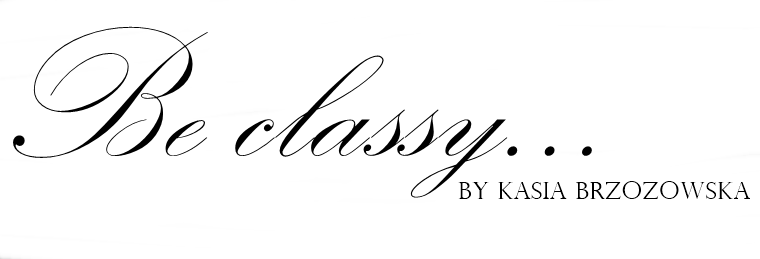Be classy...