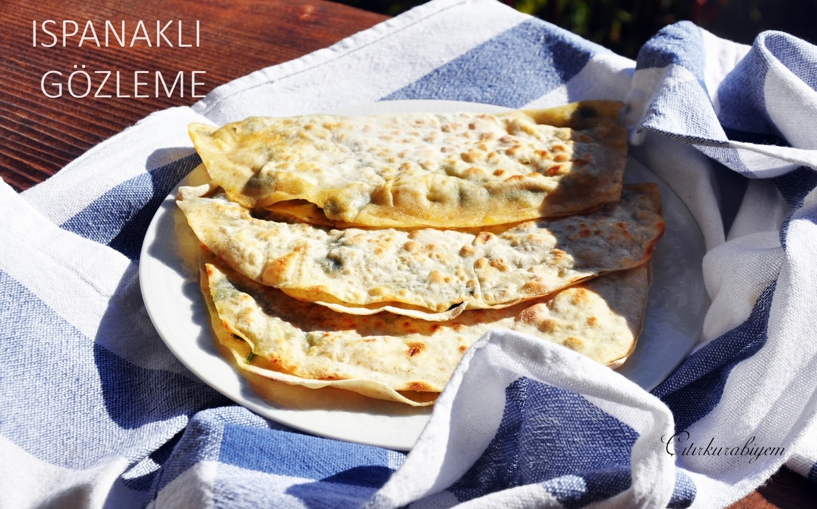 Butik kurabiye,yemek ve tatlı tarifleri,Turkish cuisine ISPANAKLI GÖZLEME