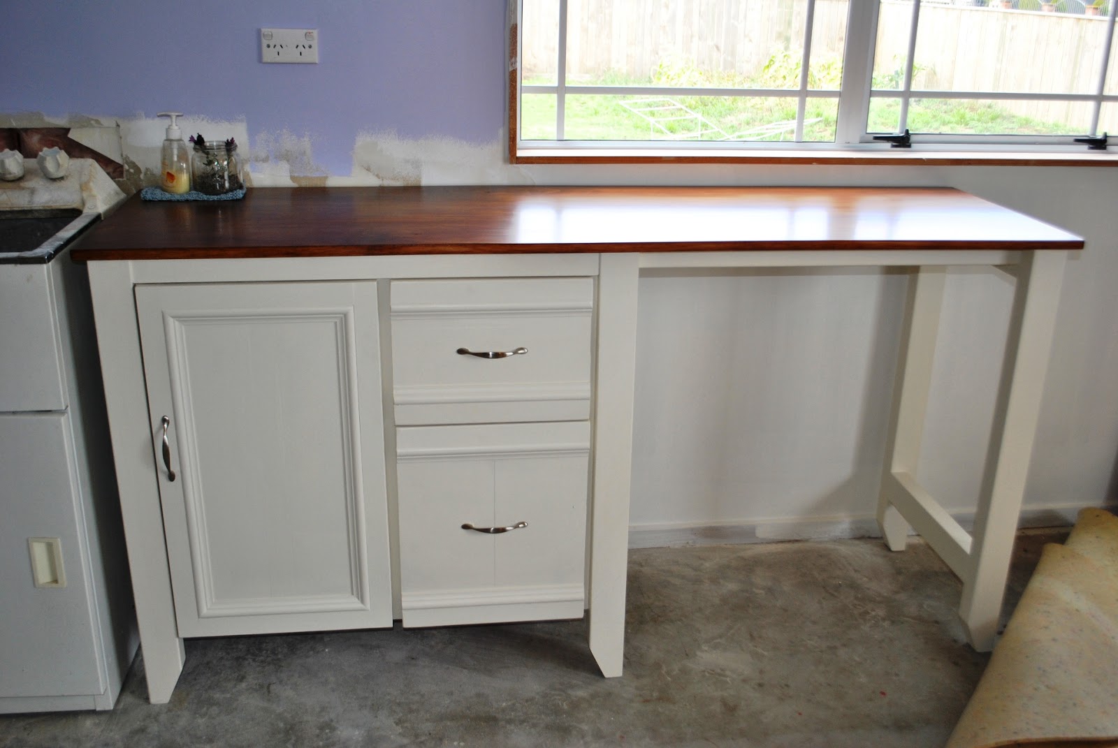 Diy Kiwi Building A French Country Style Laundry Bench And Cabinet