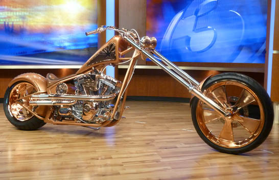 copper motorcycle