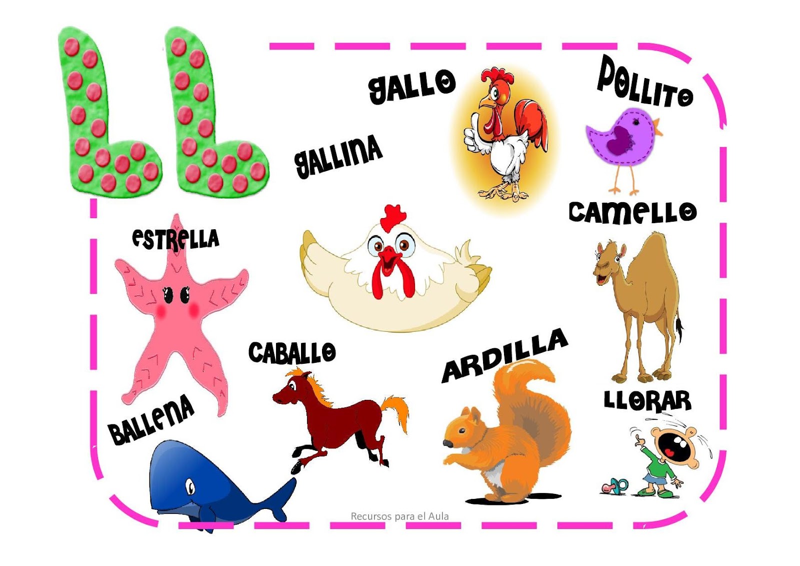 LEARNING IS FUN!: CARTELES CH, LL, Ñ LEARNING IS FUN!: CARTELES CH, LL, Ñ
