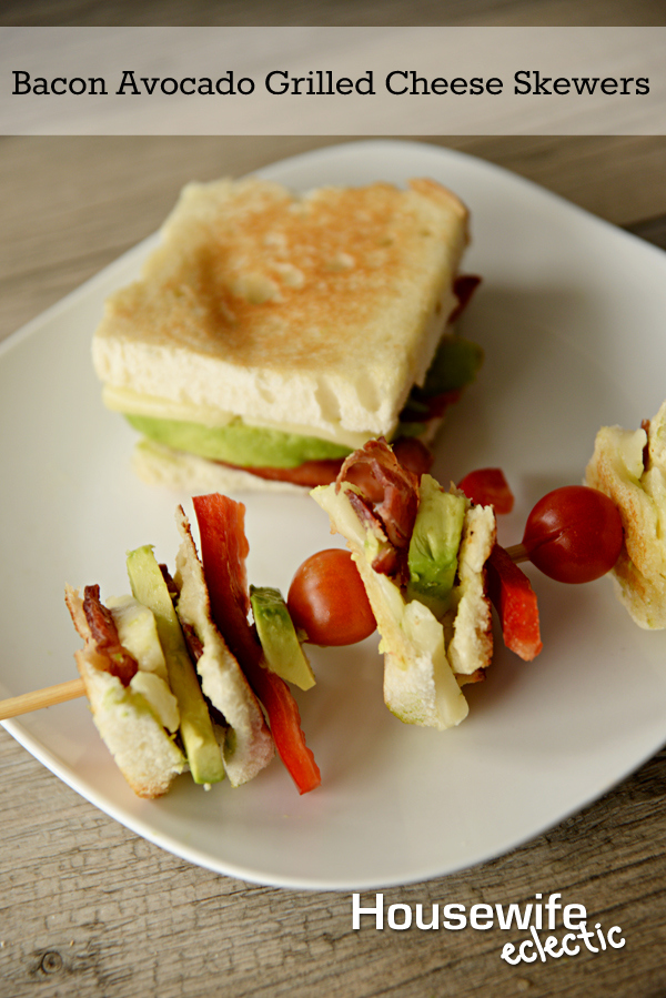 Bacon Avocado Grilled Cheese Skewers Housewife Eclectic