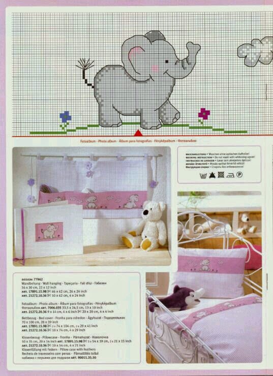 ♥Meus Gráficos De Ponto Cruz♥: Barras: Elefante e Urso em Ponto Cruz