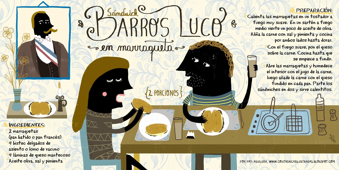 Barros luco  Barros+Luco+en+Marraqueta+por+Pati+Aguilera+_cositas+ricas+ilustradas