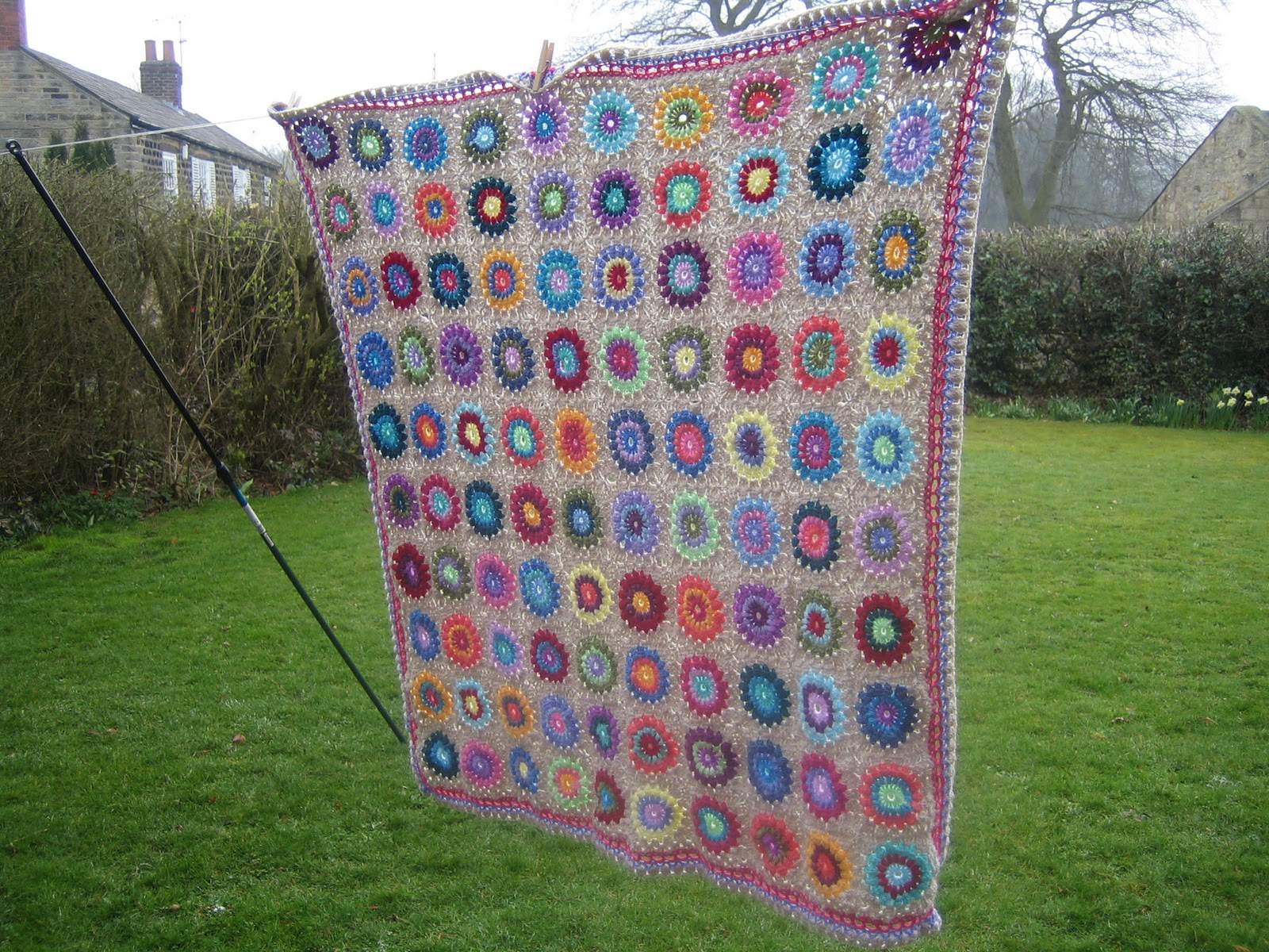 Apples and Pears Jewel blanket finished!!