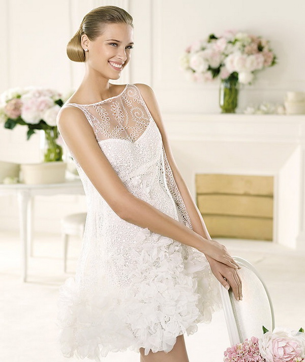 pronovias short dress