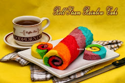 Cara Praktis Membuat Rainbow Steam Roll Cake Ala Tristar Culinary Institute