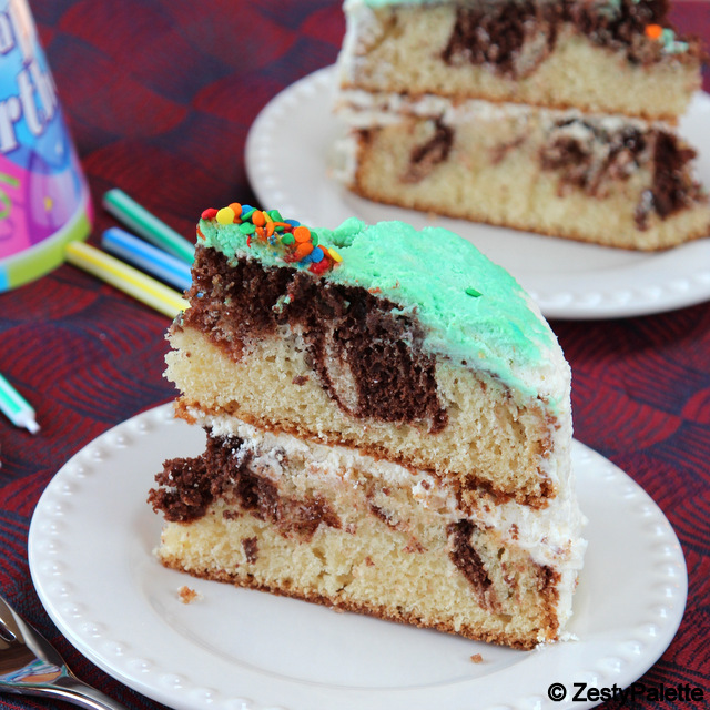 Cooks Joy Marble Cake With Whipped Cream Frosting vlr.eng.br