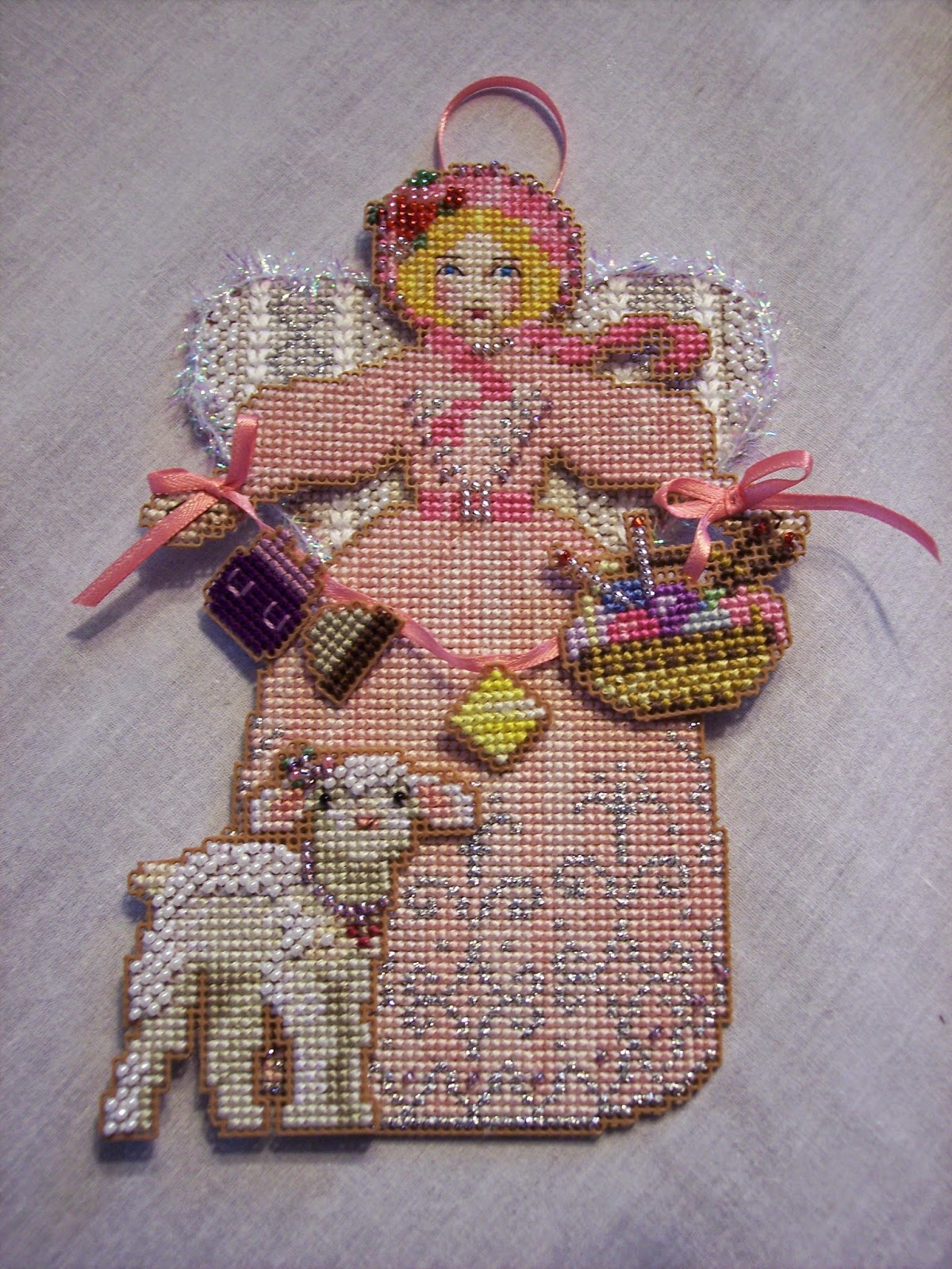 The Happy Stitcher FINISHED into ORNAMENTS 2015