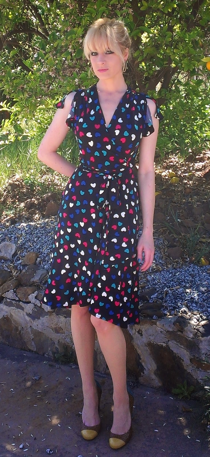 vicky tiel wrap dress