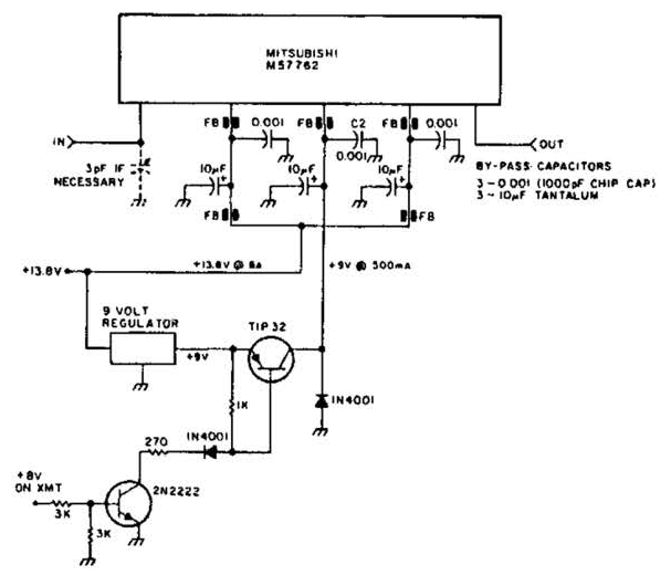 20W 1296Mhz Amplifier Module Circuit Diagram