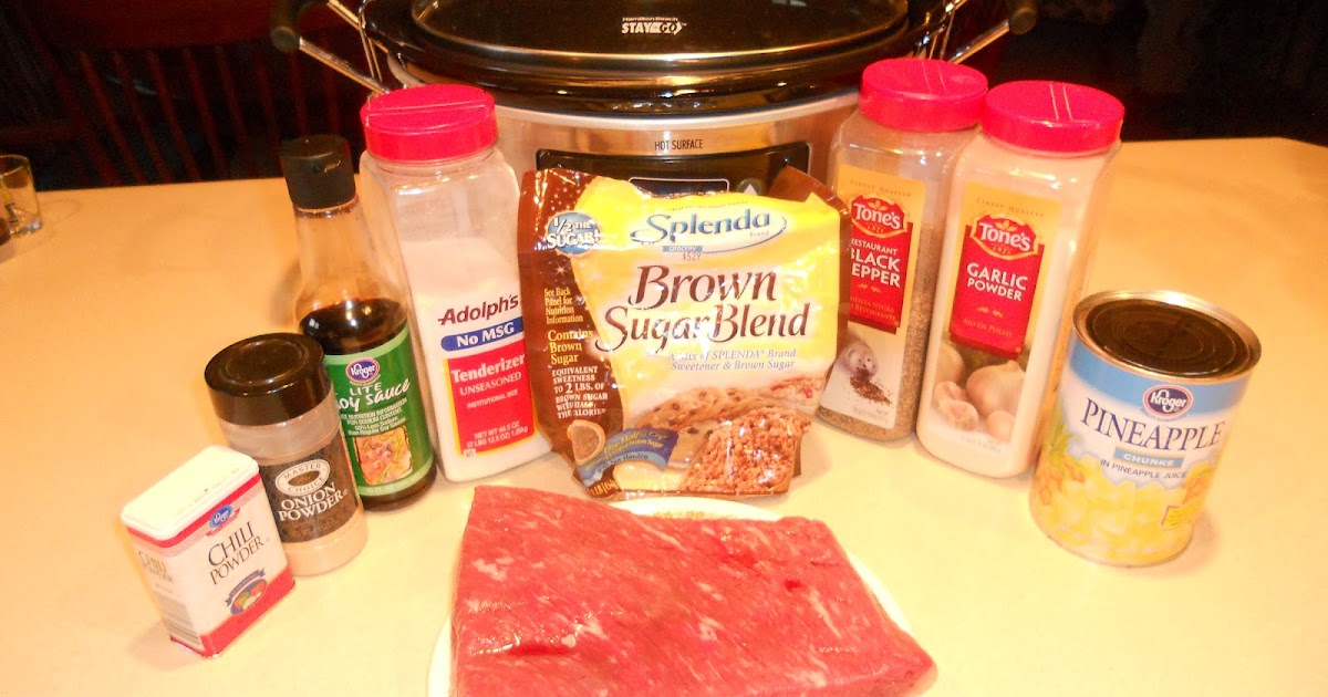 Sisters on a Crocking Mission Pineapple Beef Brisket